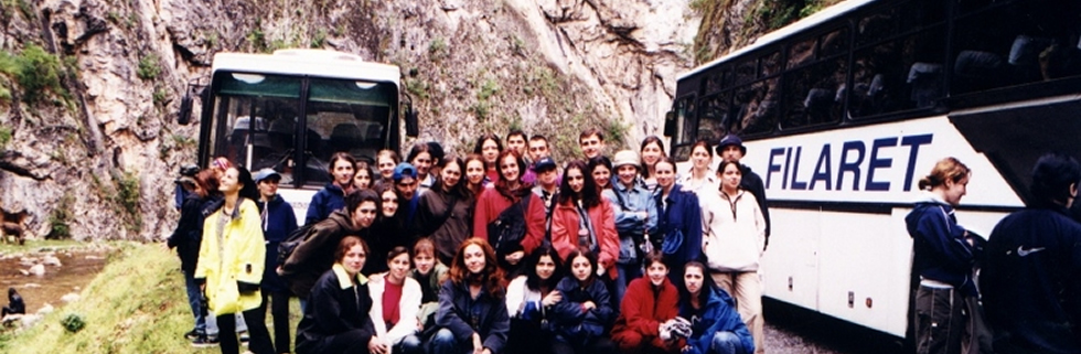 Activitate de teren cu studenți asociată centrului.
