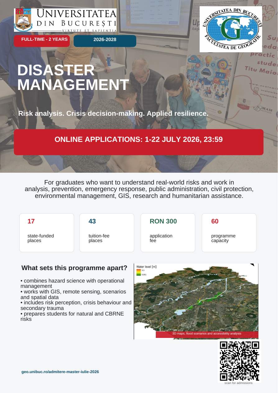 Disaster Management brochure 2026, page 1 of 4