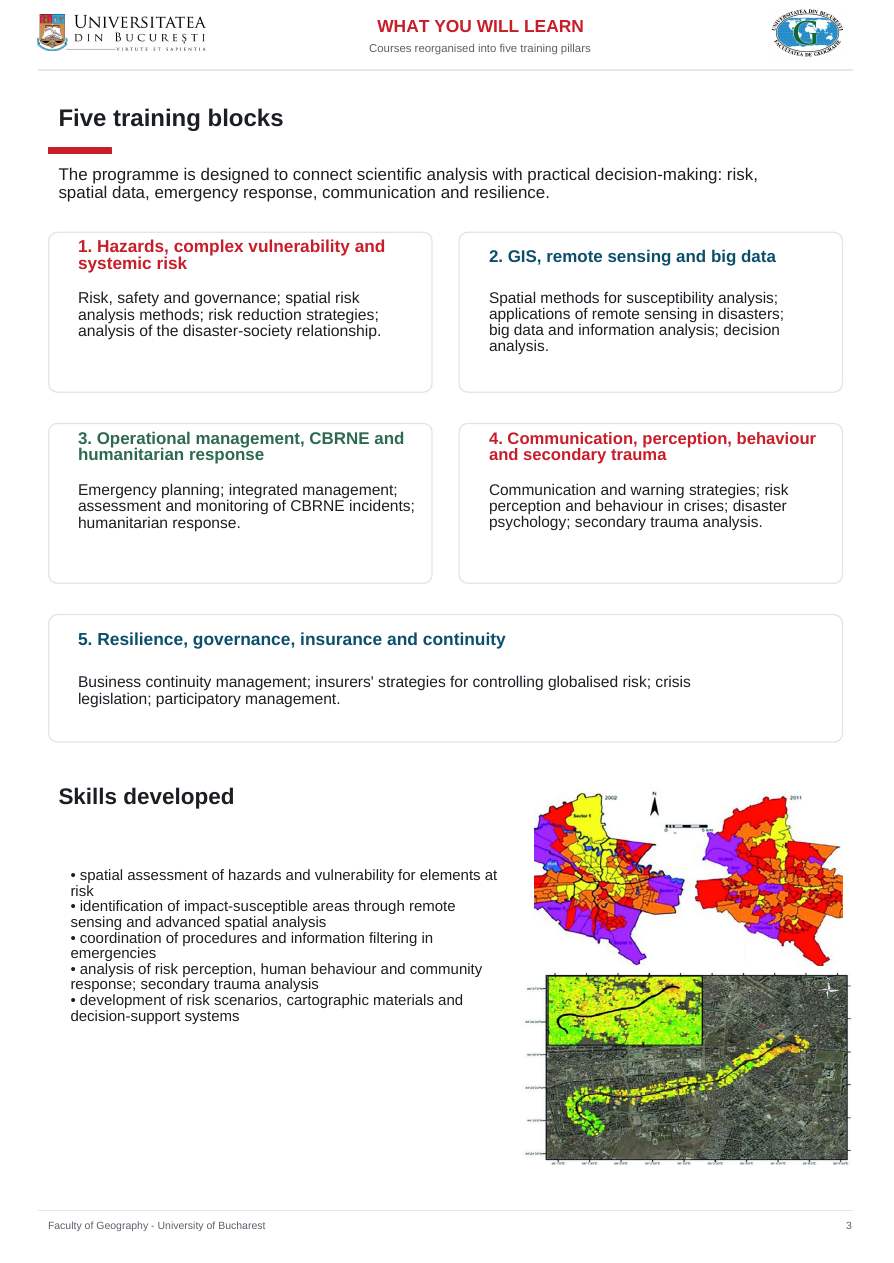 Disaster Management brochure 2026, page 3 of 4