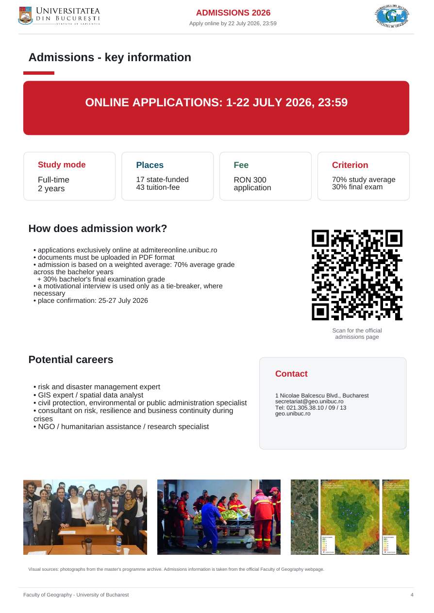 Disaster Management brochure 2026, page 4 of 4