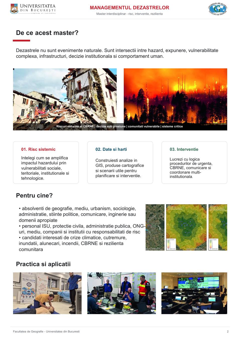 Broșura Managementul Dezastrelor 2026, pagina 2 din 4